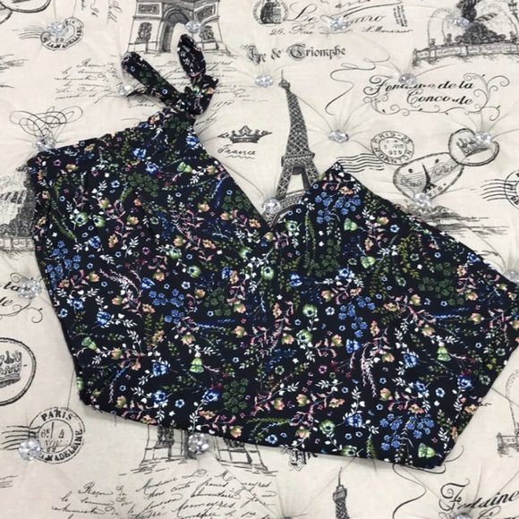 Dr2 Daniel Rainn Floral Print Crop Pants Plus Size - Picture 11 of 11